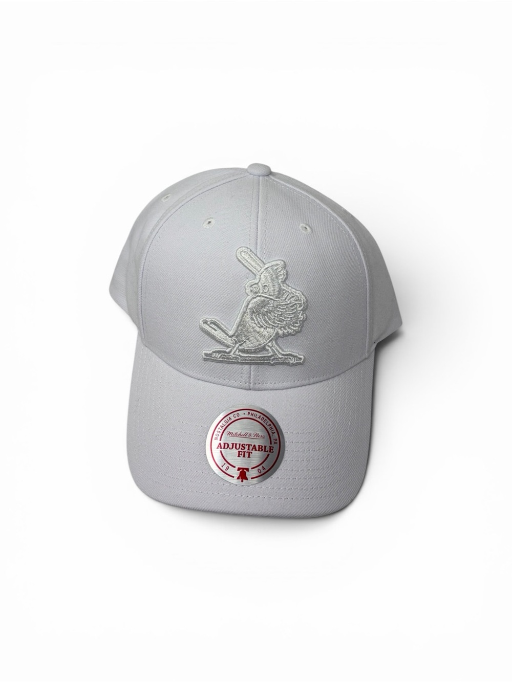 St Louis Cardinals Mitchell & Ness Logo Snapback Adjustable Hat Cap‎